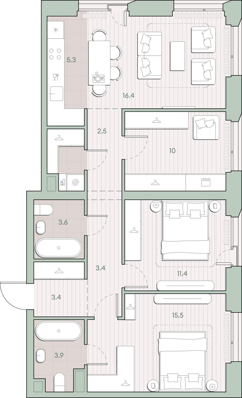 Купить 2-комнатную квартиру