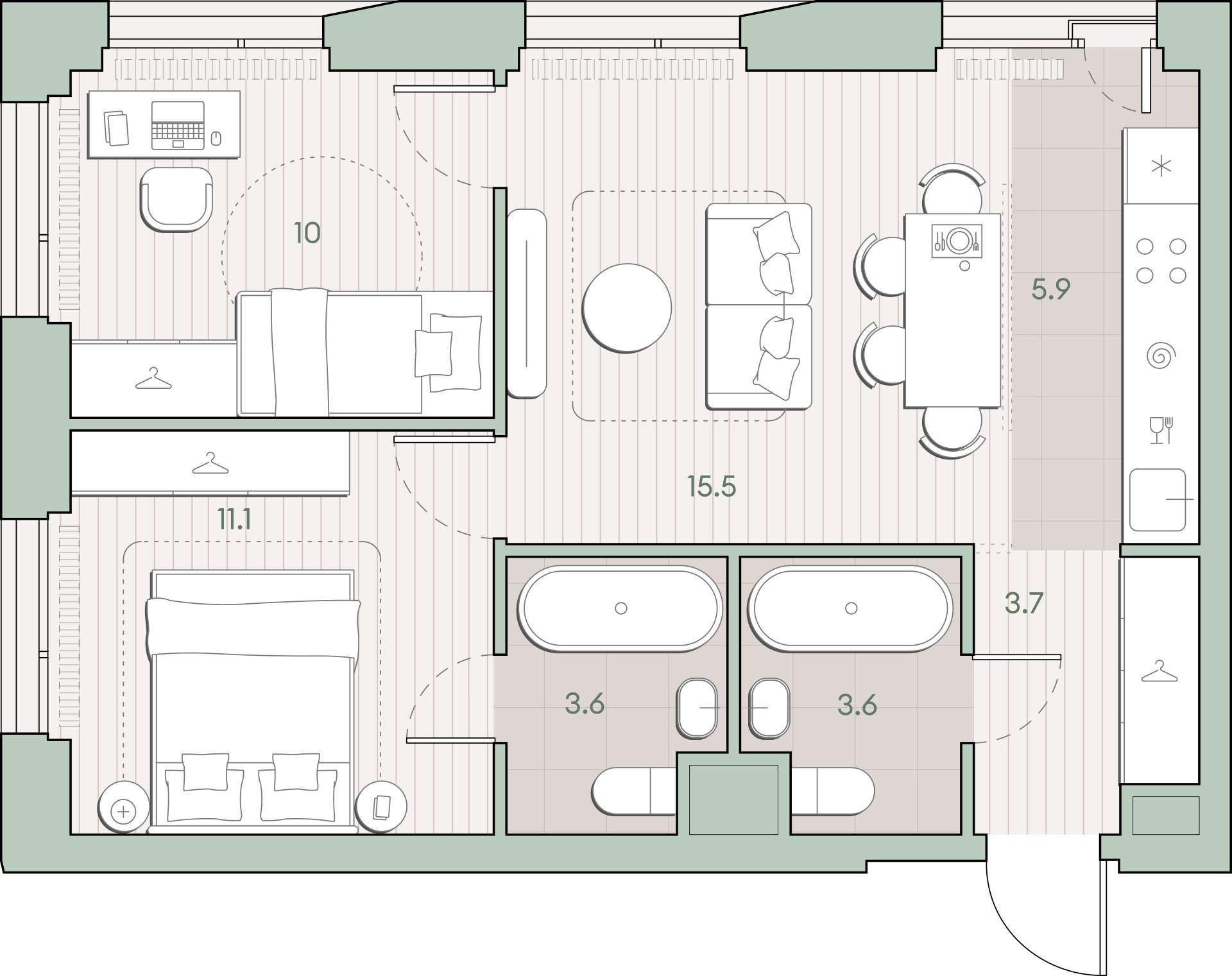 Купить 2-комнатную квартиру