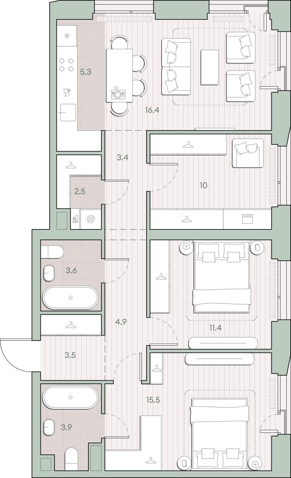 Купить 2-комнатную квартиру
