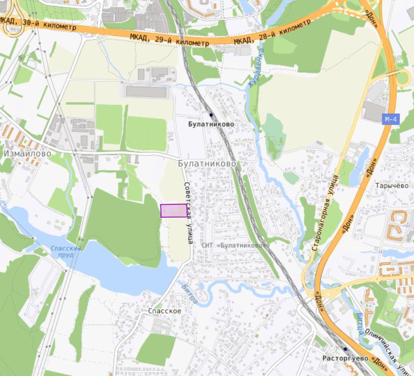 Снять  участок