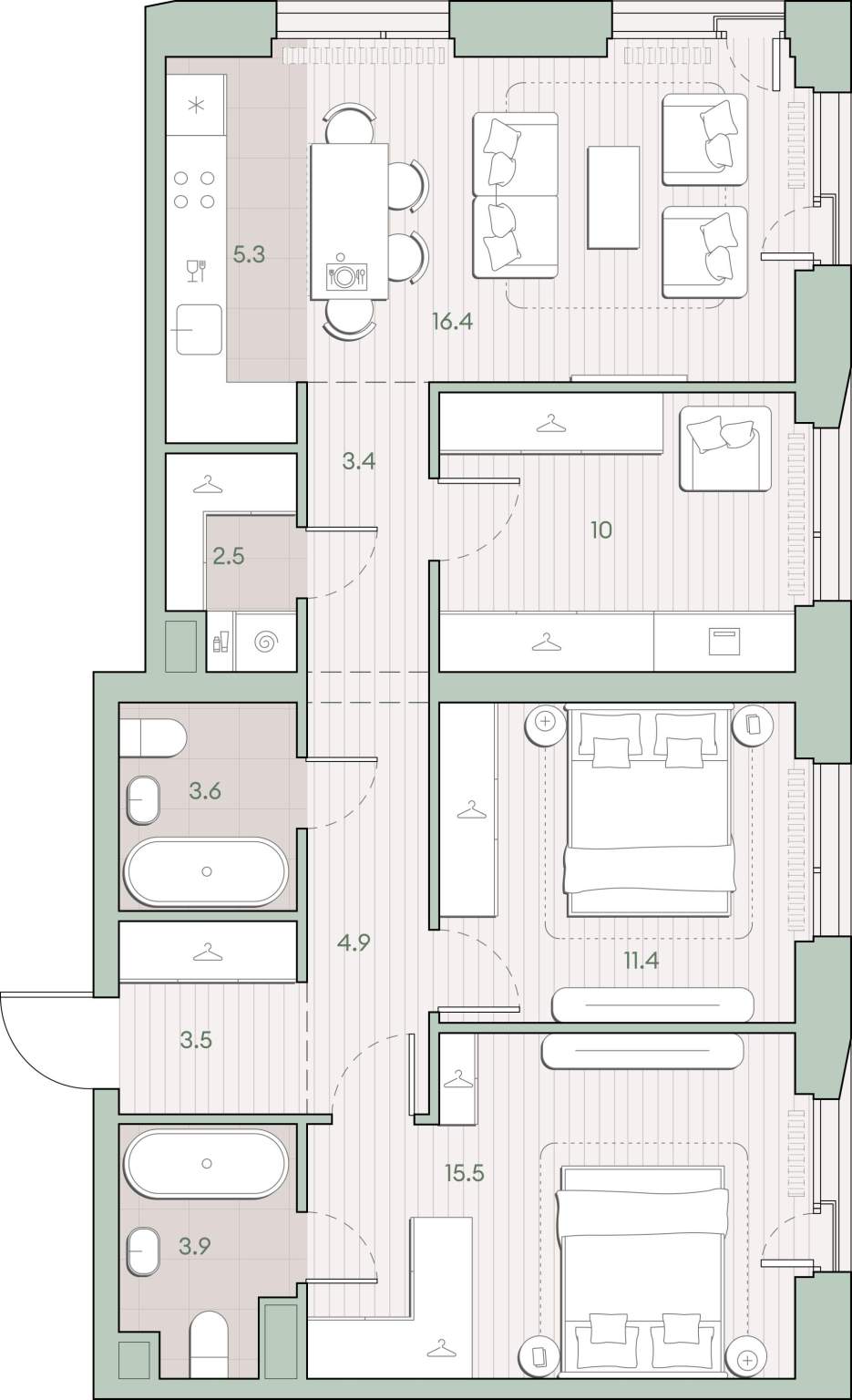 Купить 2-комнатную квартиру