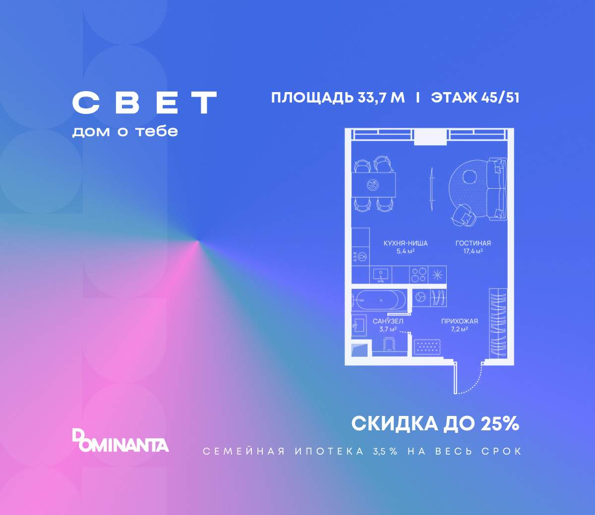 Купить 1-комнатную квартиру