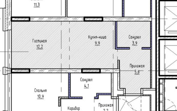 Купить --комнатную квартиру