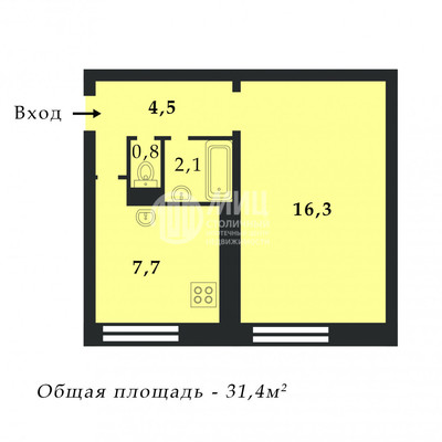 Купить 1-комнатную квартиру