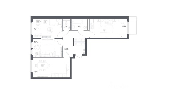 Купить 3-комнатную квартиру
